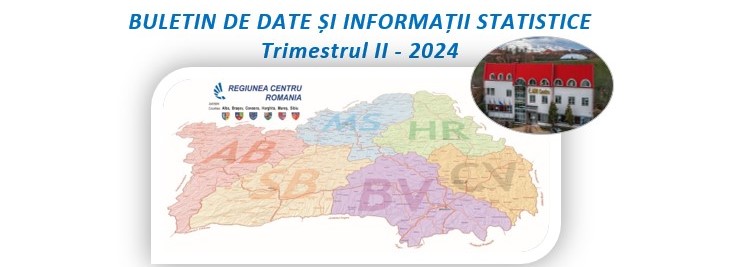 Buletinul statistic trimestrial al Regiunii Centru – Trimestrul II, 2024