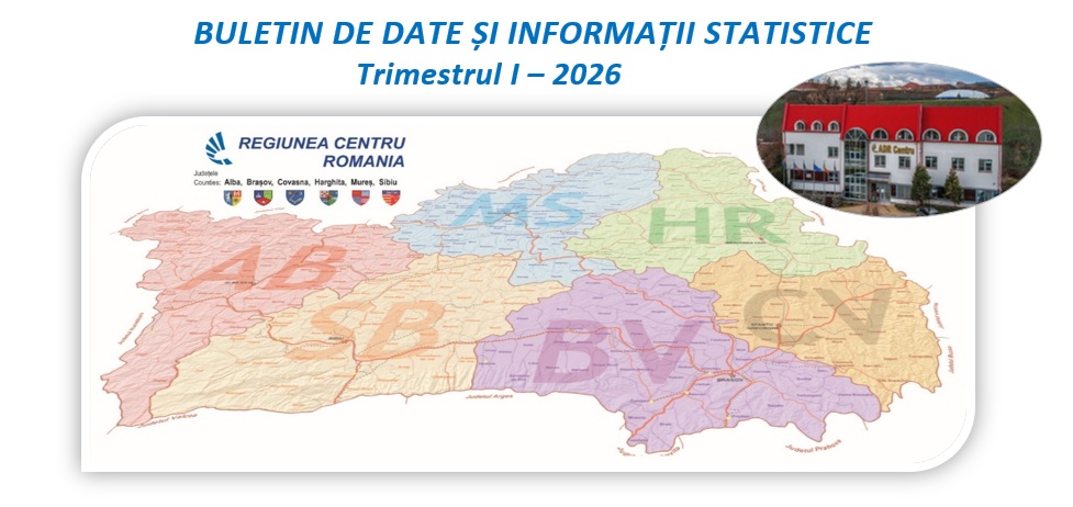 Buletin statistic trimestrial al Regiunii Centru – Trimestrul I, 2026