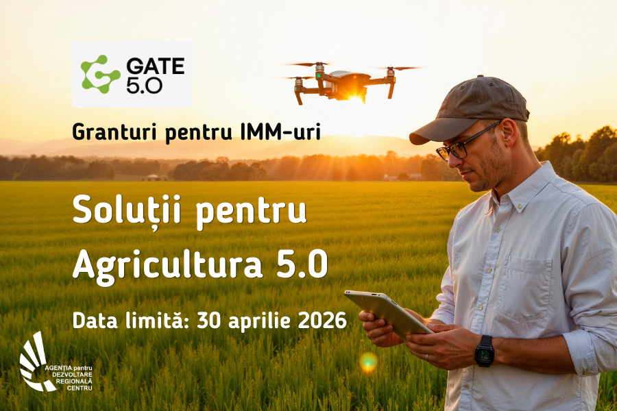 Granturi pentru IMM-uri prin apelul european Gate 5.0