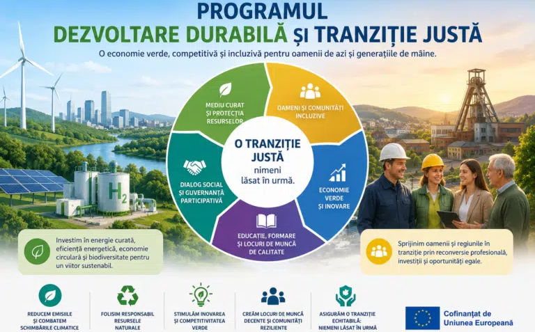Planul de comunicare al Programului Dezvoltare Durabilă și Tranziție Justă