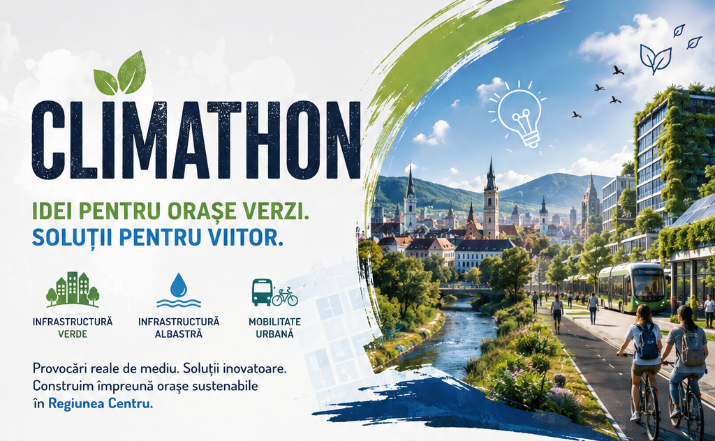Concurs de soluții oferite de studenți pentru infrastructură verde și albastră și mobilitate eficientă în orașe