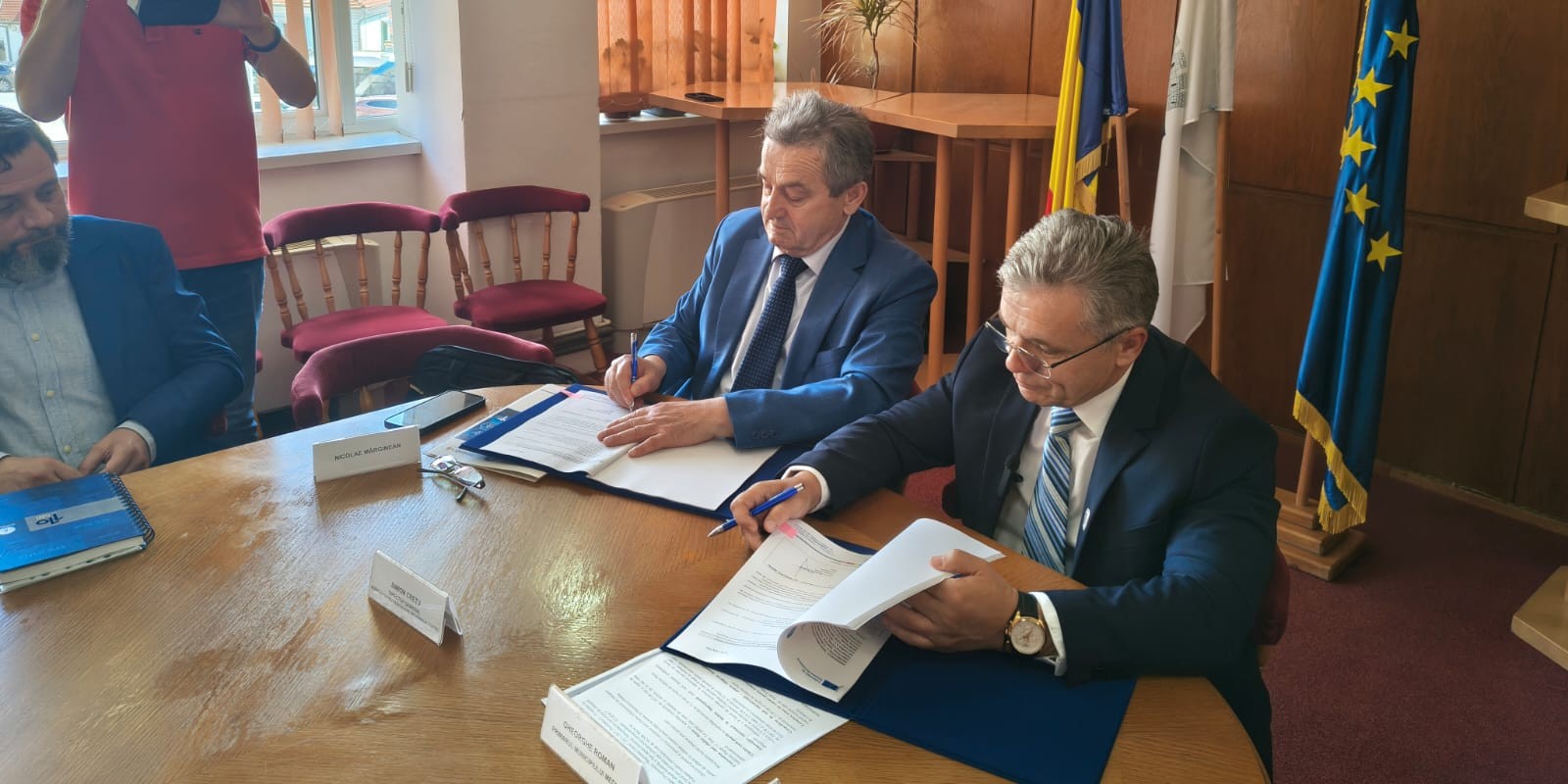 Depou, troleibuze electrice și stații pentru călători, toate noi, în municipiul Mediaș